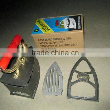 COCK BRAND CHARCOAL IRON CAST IRON