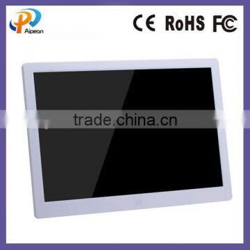 15 INCH ads digital photo frame1080p video led screen panel with hdmiinput