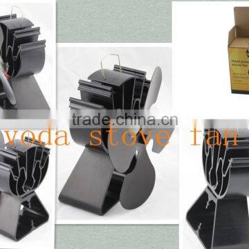 Attractive designs eco-friendly 4 Blade heat powered stove fan