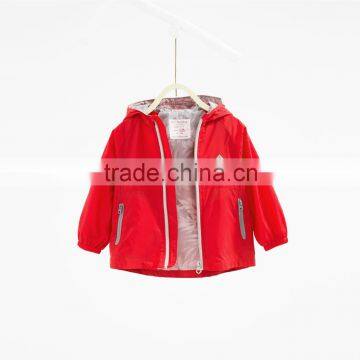 new 2016 apparel kid red raincoat for winter