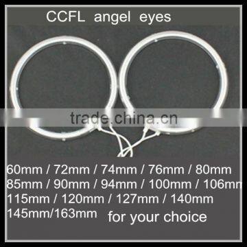 ccfl angel eyes 60mm/72mm/74mm/76mm/80mm/85mm/90mm/94mm/100mm/106mm/115mm/120mm/127mm/140mm/145mm headlight ccfl halo rings