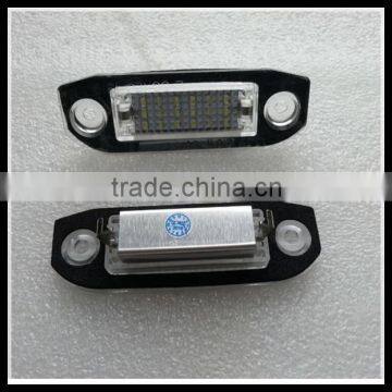 LED license plate light for Volvo S80 s40 v50 C30 S60 V70 CX60 CX70 CX90 12v canbus led license light