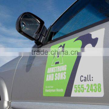 Bussiness advertising non toxic magnet car decal