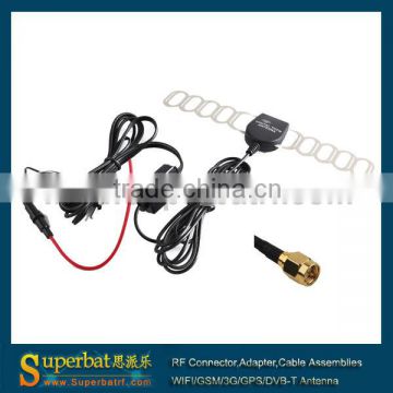 Car TV Digital DVB-T FM Antenna Amp Booster F connector for GPS DVBT