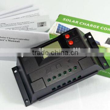 20A charge controller with LCD display, 20A PWM charge controller, CE,ROHS