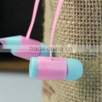 High quality Pencil design headphones,for iPhone 6 earphone