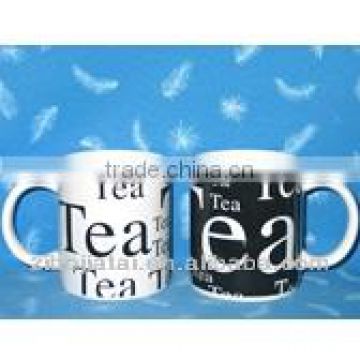 11oz Decal Ceramic Tea Cup for Promotion