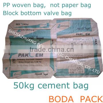 50kg polypropylene cement woven bags