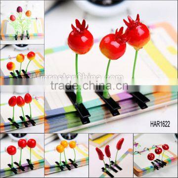 Fashion Hair Clips Funny Bean Sprout Hairpins Antenna Fruit Vegetable Hairclips