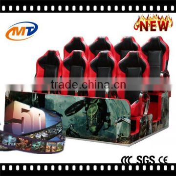 2015 Amusement Park Ride 2 seats/ 6 seats hydraulic cinema 4d 5d 7d 9d cinema