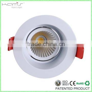 Recessed Mounting 8W LED Downlights / 3 Years Warranty Rotatable COB LED Downlight