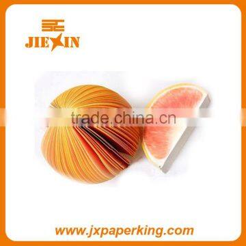 fruits shaped custom memo pad, sticky memo pad, memo pad