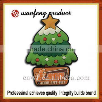 Chriatmas tree decorative shape magnetic fridge stickers