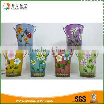 2016 Garden occasion metal material flower planter pot