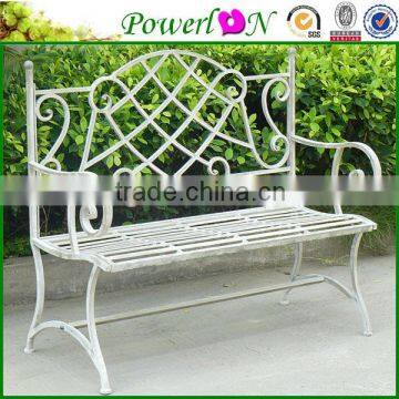 New Fashion Antique Ornate Wrought IronGarden Bench For Garden Patio I21 TS05 X11B PL08-10289CP2