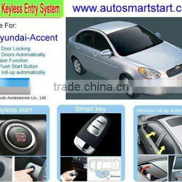 Push Button Start Car RFID Keyless Entry Remote Engine Start Smart Car Alarm System for Hyundai Accent