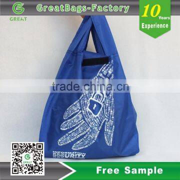 2016 Wholesale Nylon Foldable Shopping Bags Easy Carry Reusable Candy Color Nylon Shopping Bag,Waterproof Nylon Foldable Bag photo-2