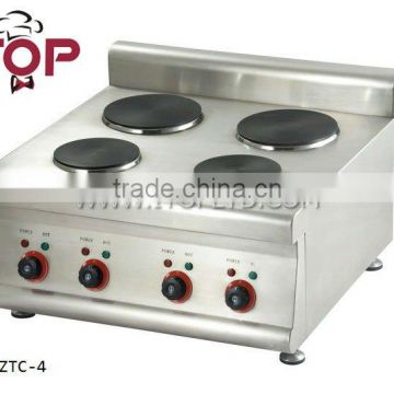 6.6kw Counter top electric 4-plate cooker