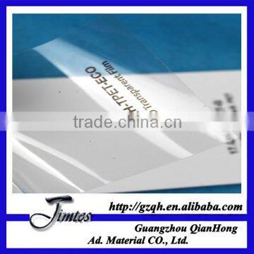 eco transparent clear pet film