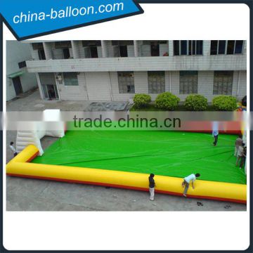 Kids inflatable soap football field inflatable soccer field for sale                        
                                                Quality Choice