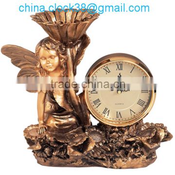 polyresin classic european design clock antique design polyresin clock