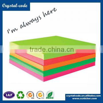 Removable labels fluorescence paper stickers manufacturer in Shanghai