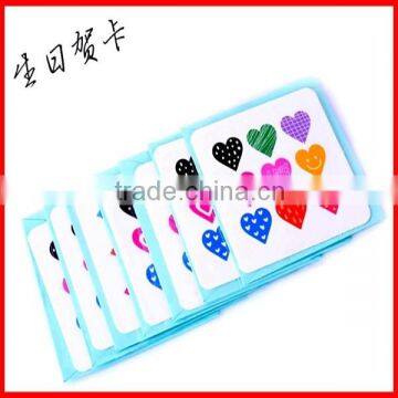 Customized Printed Paper Colorful Greeting Cards For sale