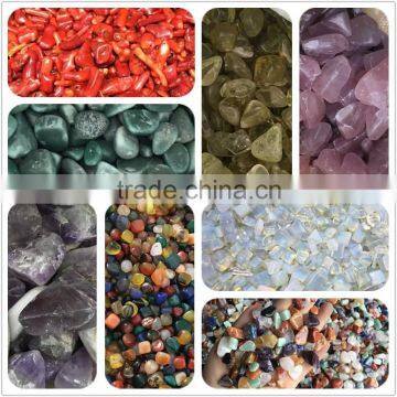 colorful agate crystal tumbled stone