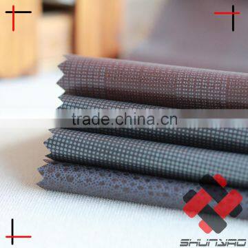 Microfiber Peach Skin Fabric With New Process Printed Cylinder Coating for Men Jacket photo-2