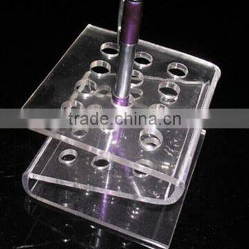 Clear PMMA Pen Holder Pen Display Stand For Student