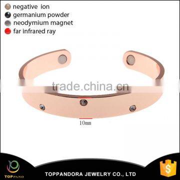 Energy Stone Health Solid Copper Magnetic Bracelet for Healing With Energy Element                        
                                                Quality Choice
