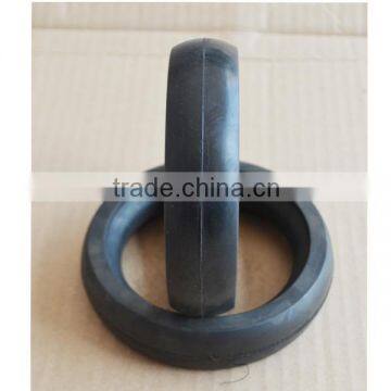 4x1inch Flat Free Rubber Tire With Smooth Tread for Material Handling Equipment photo-2