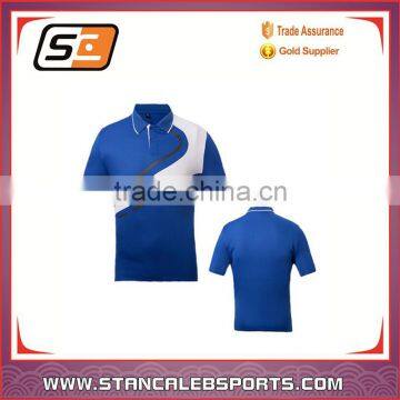 Stan Caleb men polo printed t-shirts cheap blue t-shirts in bulk plain china