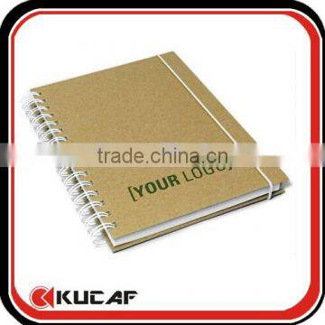 Custom Eco Friendly Cardboard Spiral Notebook