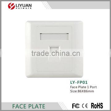 LY-FP01 86 Type Systimax face plate for rj45 jack