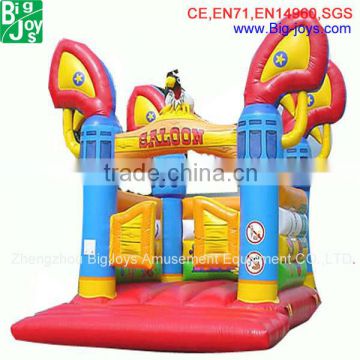 giant inflatable bouncers with doll gate, Saloon bouncer, inflatable party toys