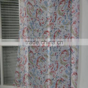 Custom Made Kid's Bedroom Printed Tulle Voile Window Curtain Fabric Decor