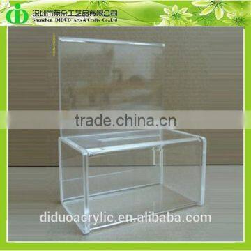 DDD-0143 Trade Assurance Cheap Plastic Donation Box Without Lock