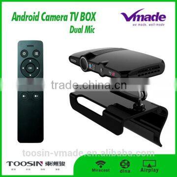 camera Android tv box H3 plus Android boxchip allwinner quad core 5.0MP camera