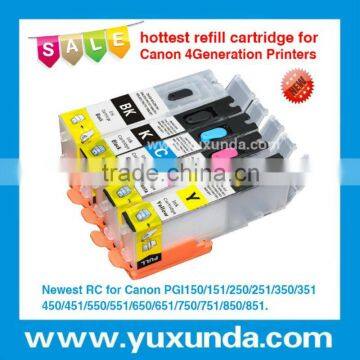 New launched Refillable ink cartridge for Canon PGI450 CLI451,PGI550 CLI551 Pixma printers