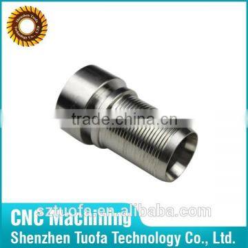 cnc lathe turning precision titanium bushing/tube