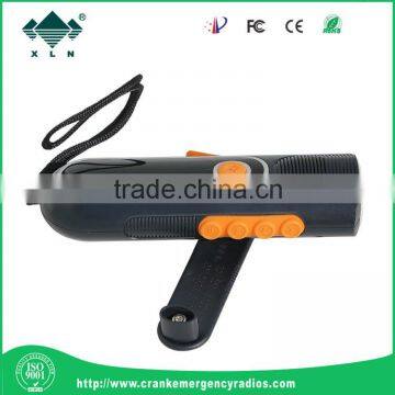Hot Sale 3LED Flashlight Power by Hand Crank MP3 Player Solar Portable Radio with Mobile Phone Charger