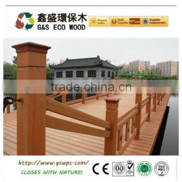 new products wood plastic composite wpc fence / wpc railing