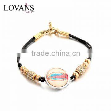 New Arrival 316I stainless Steel Stretch Bracelet Jewelry SSBL098W