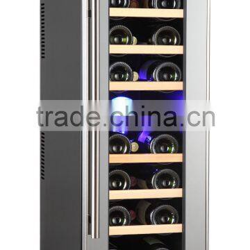 Glass door mini bar fridge showcase refrigerator, Slim wine Cabinet Red Wine Fridge, Mini Display Fridge