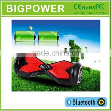 self balancing scooterwth bluetooth speaker and LED lightpressure control valve