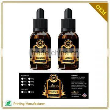 Competitive Price Private Pet E-liquid Bottle Lable Sticker photo-3