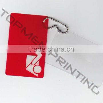 Clear PET,PVC,PP,PE Hang Tag for Bags/Luggage Box