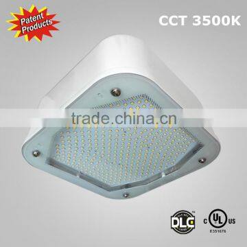 AC90-277V 130W canopy led light covers CCT3500k 130w dlc canopy led retrofit led canopy light for gas station