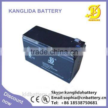 deep cycle SLA/UPS 12V9AH/excellent rechargeable and discharge battery